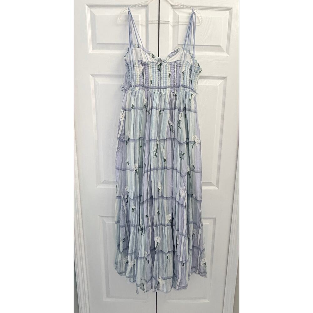 Free People Willow Saltwater Combo Maxi Dress Large - Picture 4 of 5
